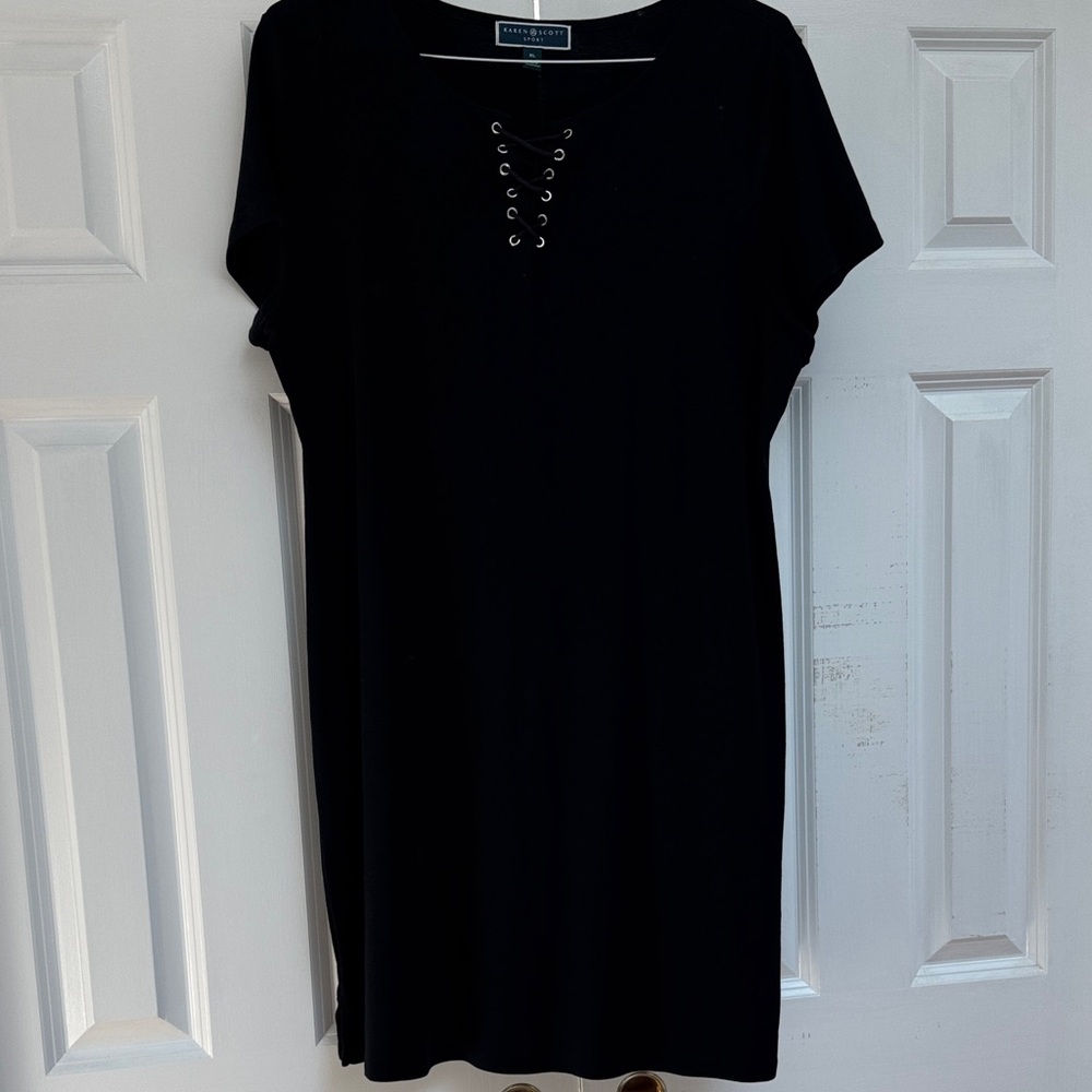 Karen Scott Sport Black Dress
